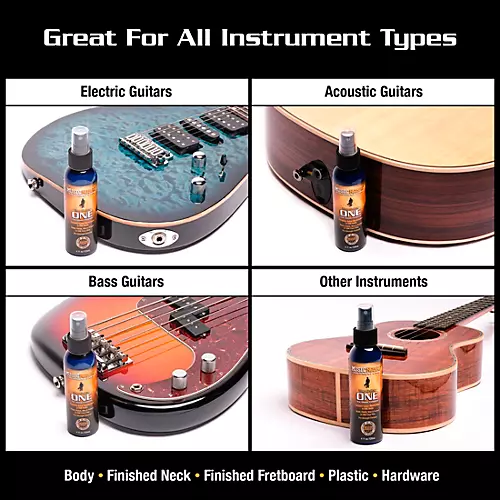 Music Nomad The Guitar ONE - All-in-1 Cleaner, Polish, Wax for Gloss Finishes - musicians--Friend