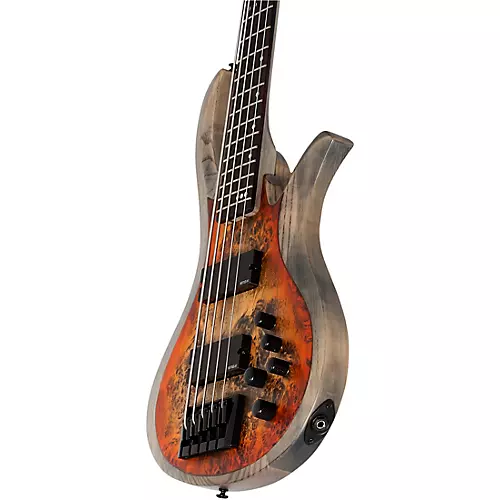 Schecter Guitar Research Riot-5 5-String Bass Aurora Burst - musicians--Friend