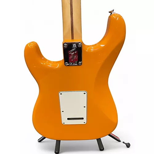 Used Fender Player Stratocaster ORANGE Solid Body Electric Guitar ORANGE - musicians--Friend