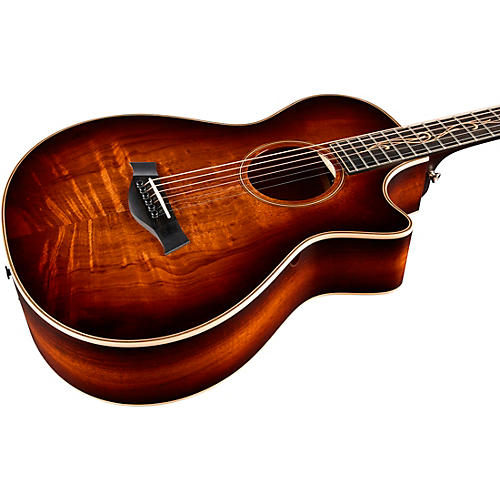 Taylor K22ce 12-Fret V-Class Grand Concert Acoustic-Electric Guitar Shaded Edge Burst - musicians--Friend