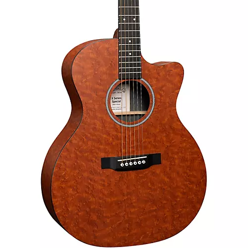 Martin GPC Special Birdseye HPL X Series Grand Performance Acoustic-Electric Guitar Cognac - musicians--Friend