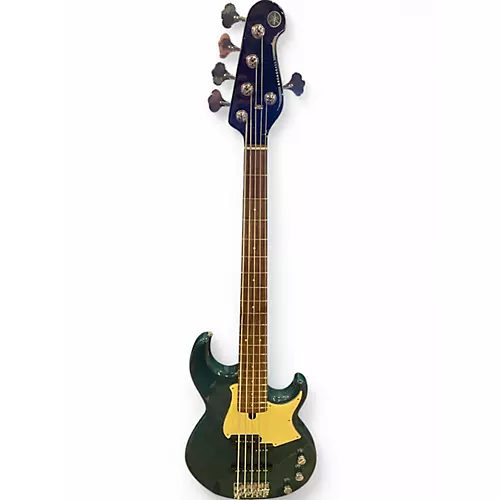 Used Yamaha Broad Bass Green Electric Bass Guitar Green - musicians--Friend