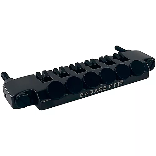 Leo Quan Badass FTT Fine Tuner Tailpiece Black - musicians--Friend