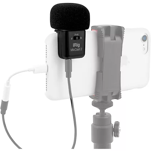 IK Multimedia iRig Mic Cast 2 for iOS, Mac and Select Android Devices - musicians--Friend