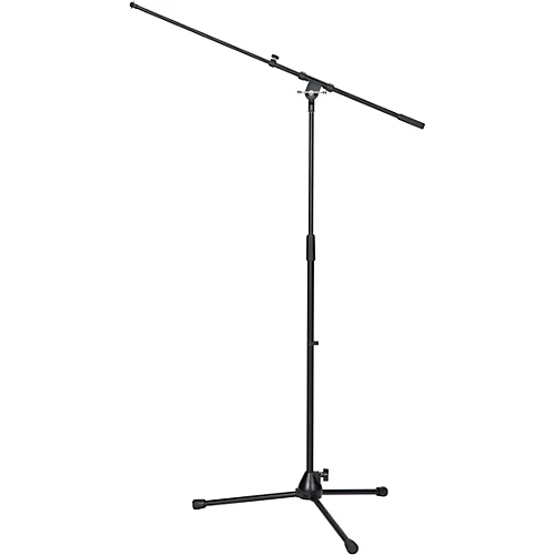 Open-Box Proline Telescoping Boom Microphone Stand Condition 1 - Mint Black - musicians--Friend