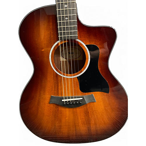 Used Taylor 224CEKDLX 2 Tone Sunburst Acoustic Electric Guitar 2 Tone Sunburst - musicians--Friend