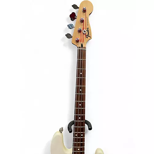 Used Fender Precision Bass Olympic White Electric Bass Guitar Olympic White - musicians--Friend