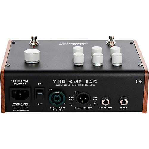 Milkman Sound The Amp 100 100W Tube-Hybrid Guitar Pedalboard Amp Black - musicians--Friend