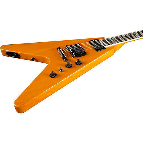 Gibson Dave Mustaine Flying V EXP Electric Guitar Silver Metallic - musicians--Friend