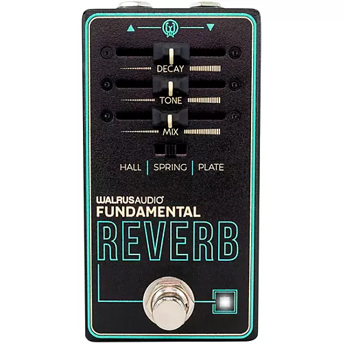 Walrus Audio Fundamental Series Reverb Effects Pedal Black - musicians--Friend