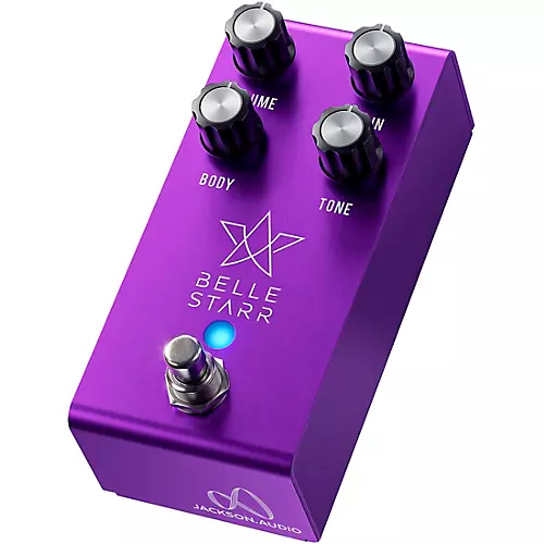 Jackson Audio Belle Starr Professional Overdrive Limited-Edition Effects Pedal Purple - musicians--Friend