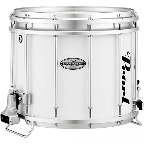 Pearl Championship Maple FFX Marching Snare Drum 14 x 12 in. Pure White - musicians--Friend