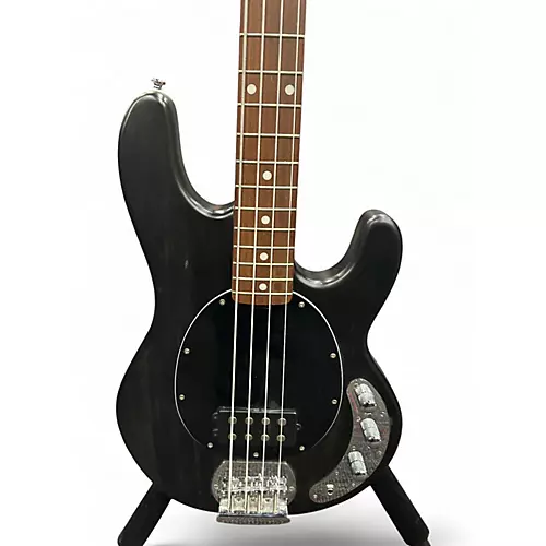 Used Sterling by Music Man stingray Black Electric Bass Guitar Black - musicians--Friend