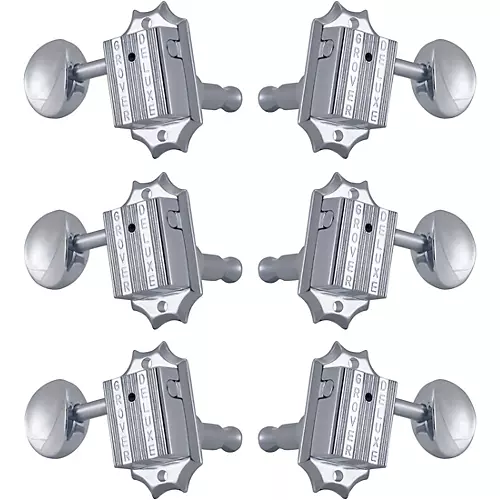 Grover Deluxe 136 Series Tuning Machines Nickel 3+3 - musicians--Friend