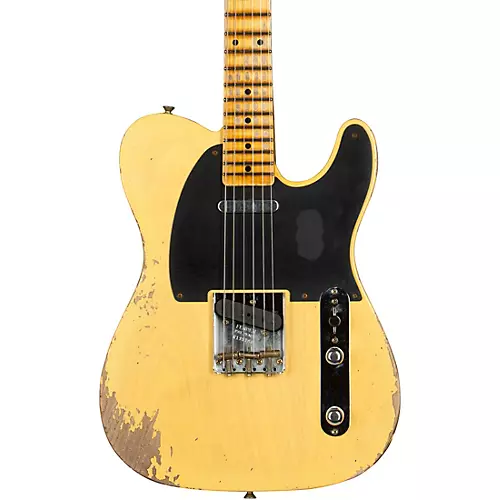 Fender Custom Shop Limited-Edition '53 Telecaster Heavy Relic Electric Guitar Aged Nocaster Blonde - musicians--Friend