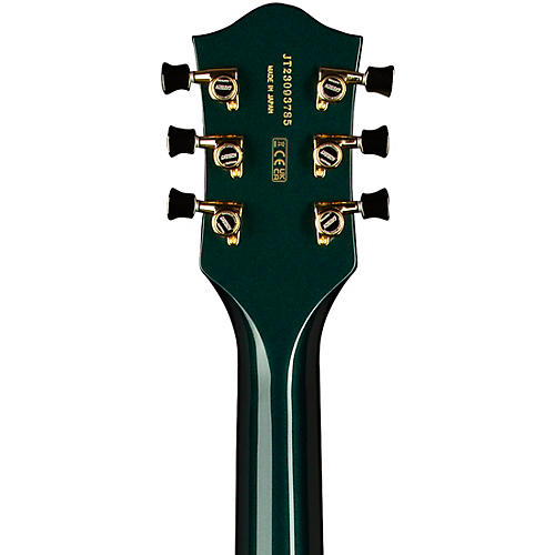 Gretsch Guitars G6659TG Players Edition Broadkaster Jr. Center Block Single-Cut With String-Thru Bigsby and Gold Hardware Cadillac Green - musicians--Friend