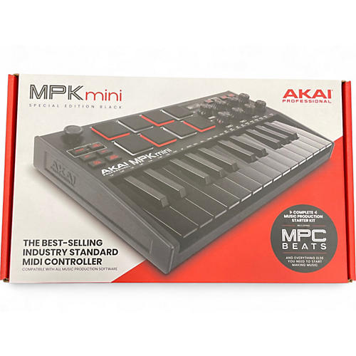 Used Akai Professional MPK Mini MIDI Controller - musicians--Friend
