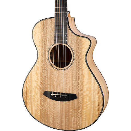 Breedlove Oregon Concertina Myrtlewood Cutaway Acoustic-Electric Guitar Natural - musicians--Friend