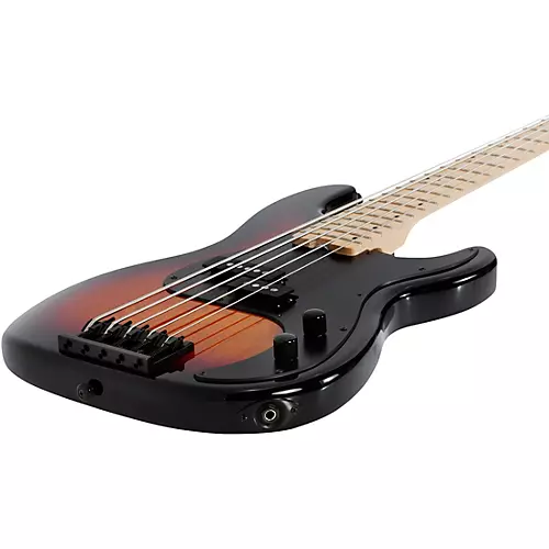 Schecter Guitar Research P-5 Ivy 5-String Bass 3-Tone Sunburst Black Pickguard - musicians--Friend