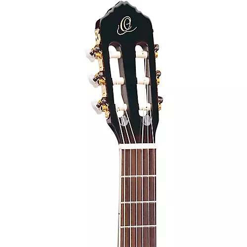 Ortega Family Series Pro RCE141BK Acoustic-Electric Nylon Guitar Gloss Black - musicians--Friend