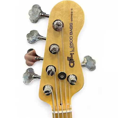 Used G&L USA L2500 5 String Natural Electric Bass Guitar Natural - musicians--Friend