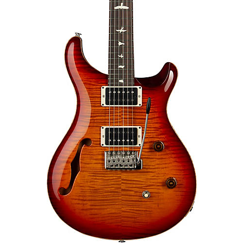 PRS CE 24 Semi-Hollow Electric Guitar Faded Gray Black - musicians--Friend