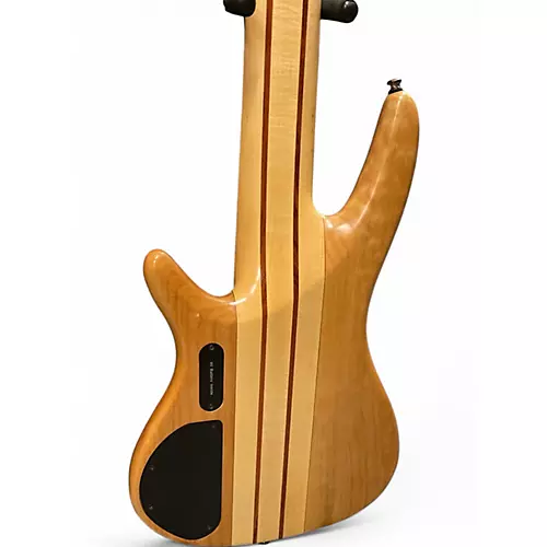 Used Ibanez SR1006EFM Natural Electric Bass Guitar Natural - musicians--Friend