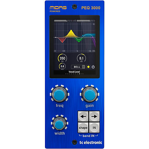 TC Electronic PEQ 3000-DT Midas-powered Desktop-controlled Parametric EQ Plug-in - musicians--Friend