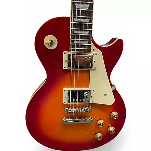 Used Epiphone 1959 Reissue Les Paul Standard Cherry Sunburst Solid Body Electric Guitar Cherry Sunburst - musicians--Friend