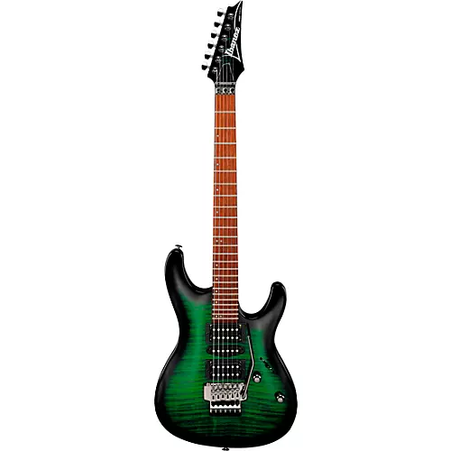 Ibanez KIKOSP3 Kiko Loureiro Signature Electric Guitar Transparent Emerald Burst - musicians--Friend