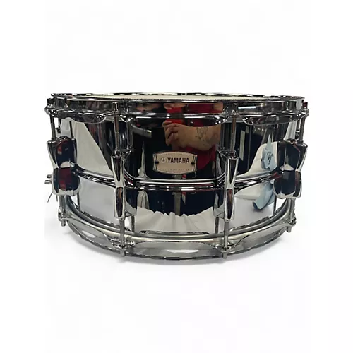 Used Yamaha 14X6.5 Yamaha Stage Custom Steel STEEL Drum STEEL 213 - musicians--Friend