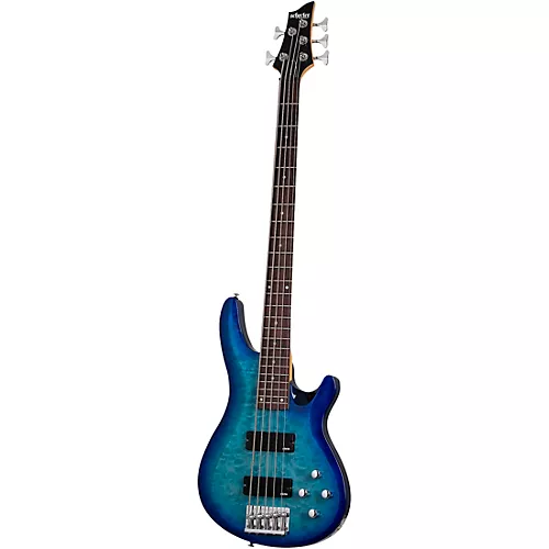 Schecter Guitar Research C-5 Plus Electric Bass See-Thru Cherry Burst - musicians--Friend