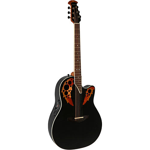 Ovation 2778AX-5-G Pro Series Standard Elite Deep Contour Acoustic-Electric Guitar Black - musicians--Friend