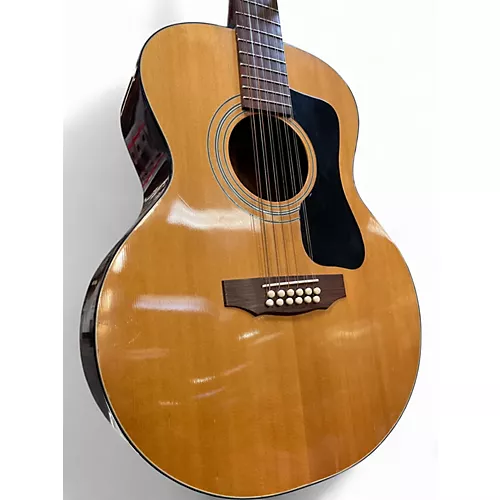 Used Guild F112 Natural 12 String Acoustic Guitar Natural - musicians--Friend
