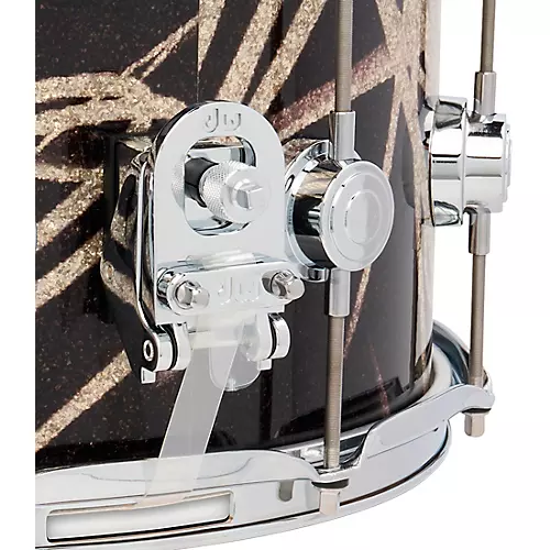 DW Collector's SSC Maple Finish Ply Snare Drum 14 x 6.5 in. White Glass Contrail Finish Ply - musicians--Friend