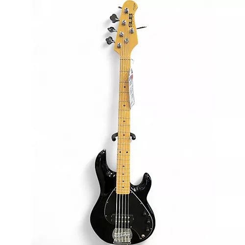 Used Sterling by Music Man SUB SERIES STING RAY 5 BLACK Electric Bass Guitar BLACK - musicians--Friend