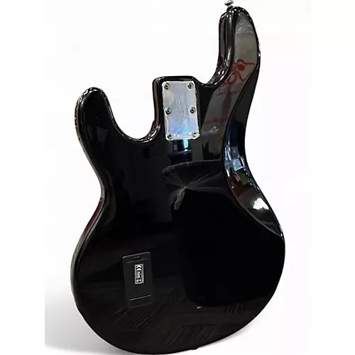 Used Sterling by Music Man Sub 4 Black Electric Bass Guitar Black - musicians--Friend
