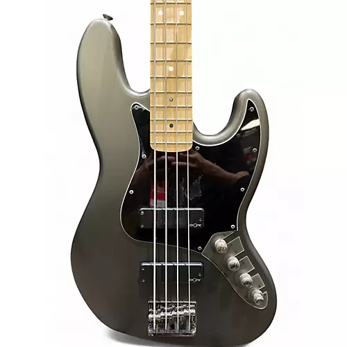 Used Squier Contemporary Active Jazz Bass SATIN GRAPHITE Electric Bass Guitar SATIN GRAPHITE - musicians--Friend