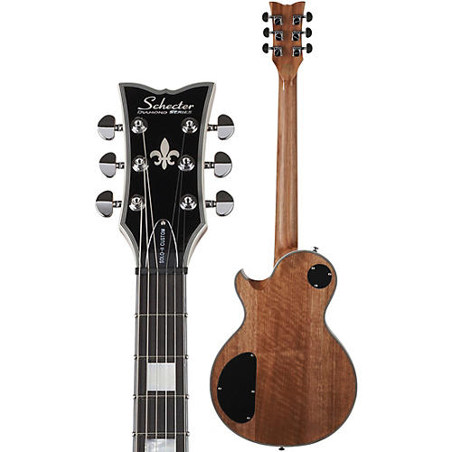 Schecter Guitar Research Solo-II Custom Electric Guitar Transparent Black Burst - musicians--Friend