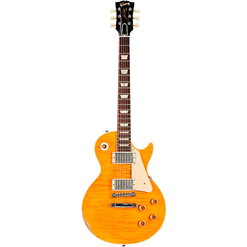 Gibson Custom Tom Murphy 1959 Les Paul Standard Electric Guitar Aged Cherry Burst - musicians--Friend