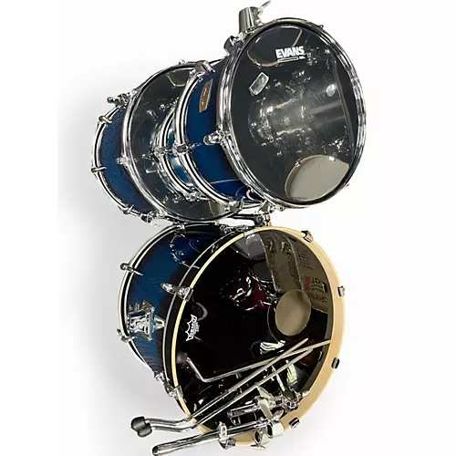 Used Yamaha 4 Piece STAGE CUSTOM BIRCH DEEP SEA TRANS Drum Kit DEEP SEA TRANS - musicians--Friend
