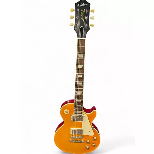 Used Epiphone 1959 STD OUTFIT LES PAUL Lemonburst Solid Body Electric Guitar Lemonburst - musicians--Friend