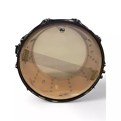 Used DW 8X14 Collector's Series Exotic Snare Blue Drum Blue 18 - musicians--Friend