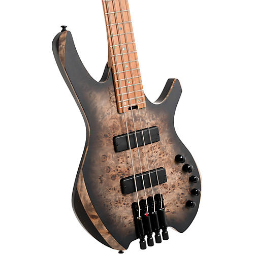 Cort Space 4 Artisan Headless Electric Bass Star Dust Black - musicians--Friend
