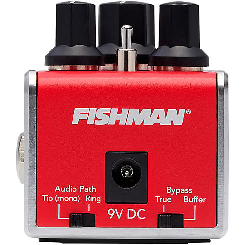 Fishman AFX AcoustiVerb Reverb Effects Pedal Red - musicians--Friend