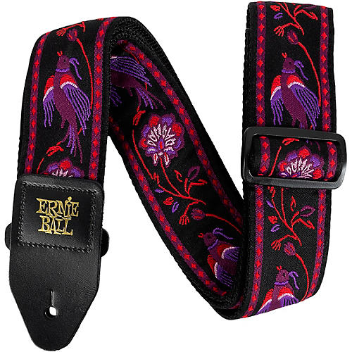 Ernie Ball Jacquard Polypro Guitar Strap Pleasant Pheasant - musicians--Friend