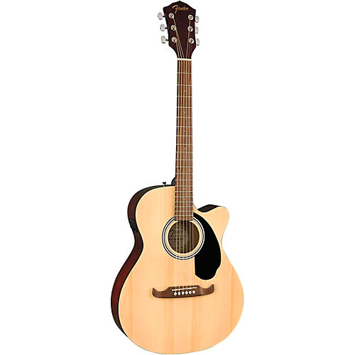 Fender FA-135CE Concert Acoustic-Electric Guitar Natural - musicians--Friend