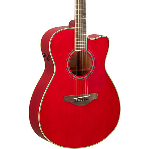 Yamaha FSC-TA TransAcoustic Concert Cutaway Acoustic-Electric Guitar Brown Sunburst - musicians--Friend