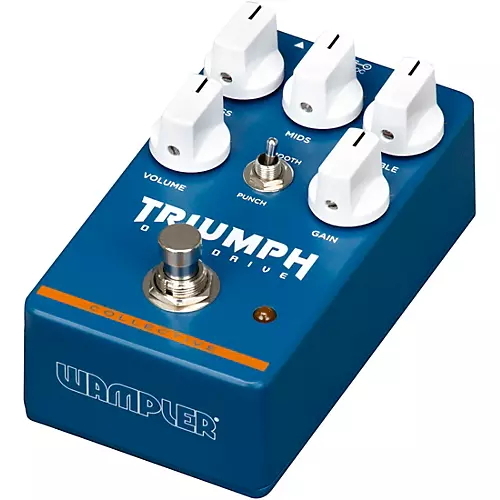 Wampler Collective Triumph Overdrive Effects Pedal Blue - musicians--Friend
