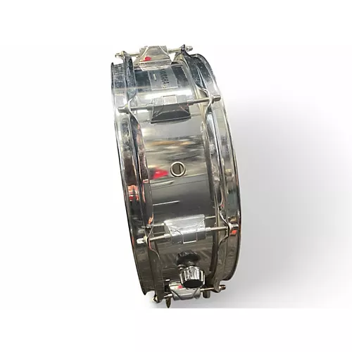 Used Yamaha 5.5X14 STEEL SNARE Silver Drum Silver 10 - musicians--Friend